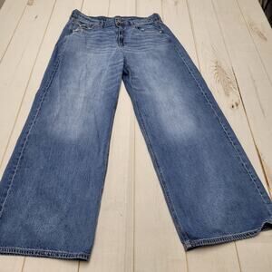 American Eagle Skater jeans baggy wide leg slouchy high rise